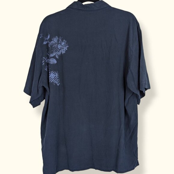 Geoffrey Beene Silk Short Sleeve Shirt - Picture 4 of 4